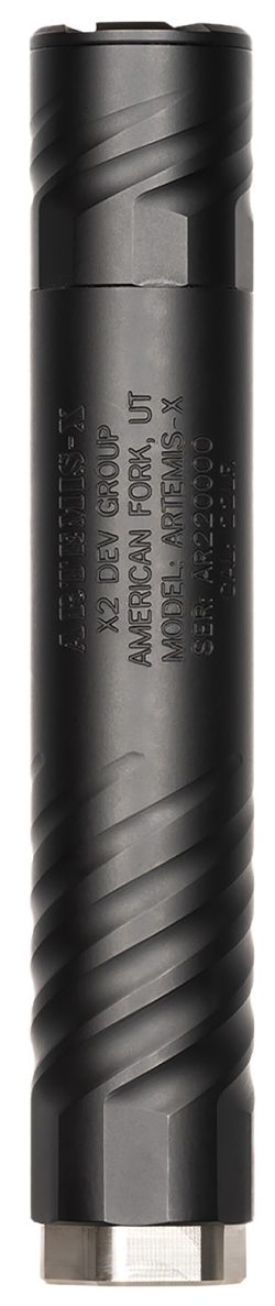 JACOB GREY FIREARMS JG22SV1 Artemis X 22LR 1.15" 6AL-4v Titanium Baffles/ 7075-T6 Aluminum Body 1/2"x28 tpi