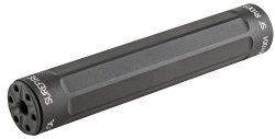 SureFire RYDER22S SF Ryder  22 LR/ 22 Mag/ 17HMR 1" Black Hardcoat Anodized Stainless Steel 1/2"-28 tpi